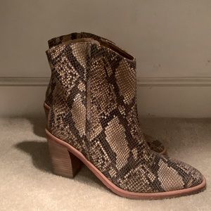 Free people snake skin boots